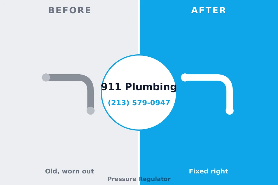 Before and after: plumbing repair Sunnyland, IL